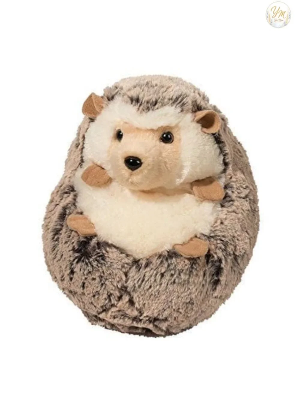 Large Plush Stuffed Hedgehog Toy, 8-inch Soft Cuddly Animal